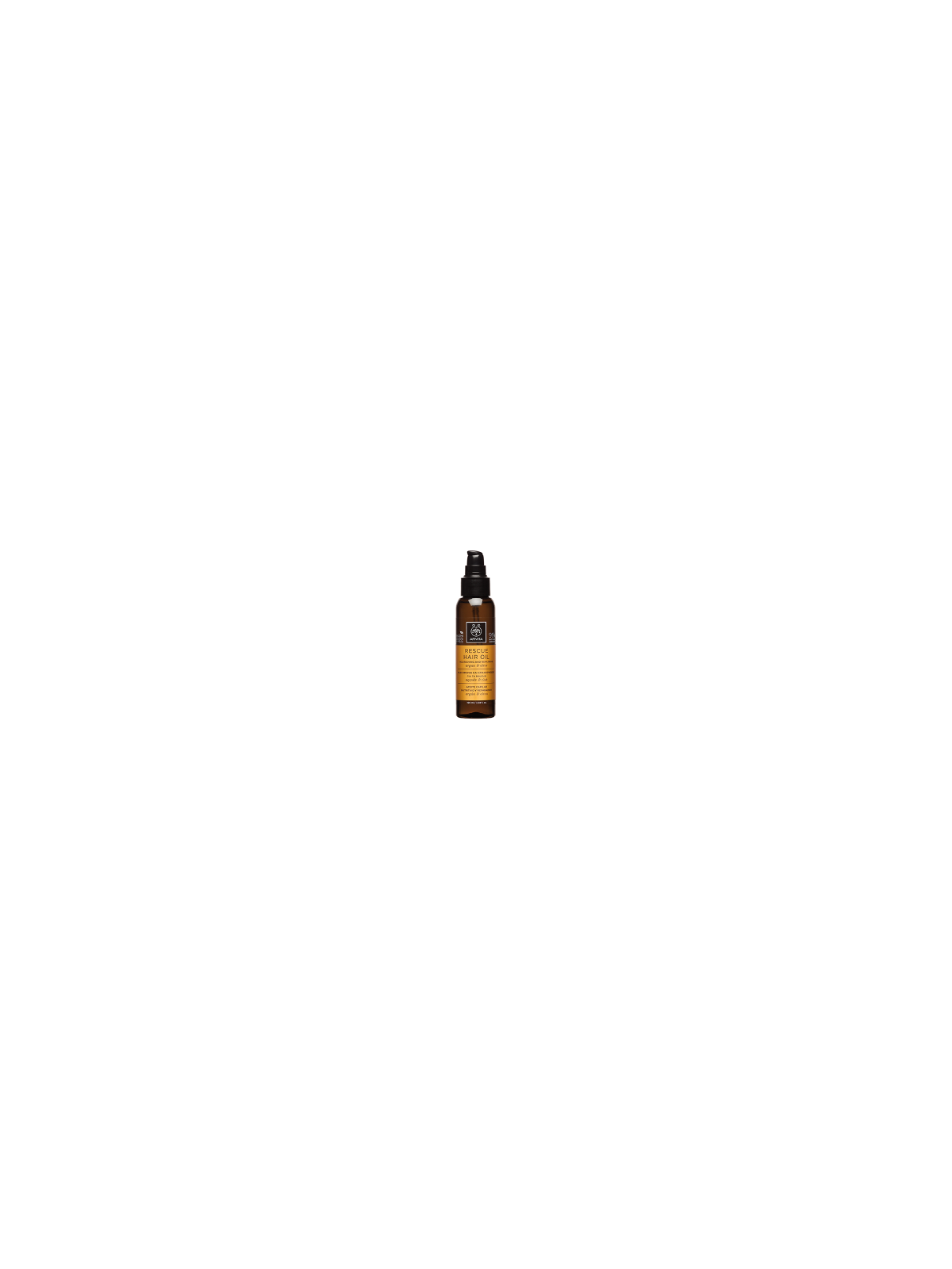 Apivita rescue aceite capilar nutritivo y reparador argan y oliva