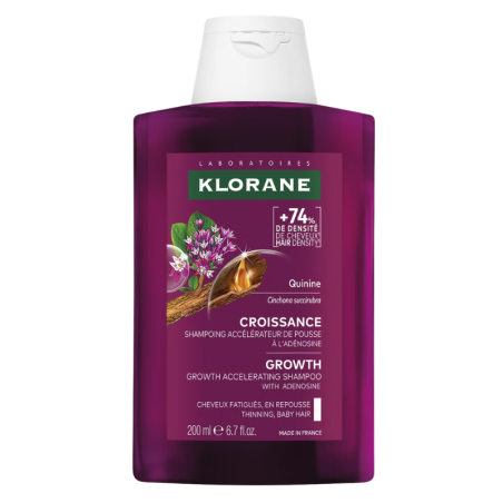 Klorane crecimiento quinina champu 200ml