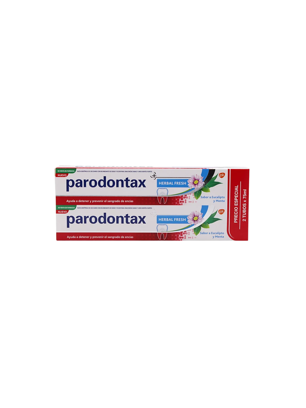 Parodontax herbal fresh duplo 75ml