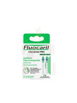 Fluocaril interdental PRO medio 2 cabezales reemplazables
