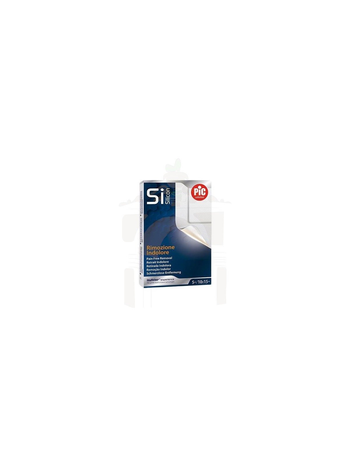 Pic si silicon apósito silicona postoperatorio tnt 10cm X 15cm  5 unidades
