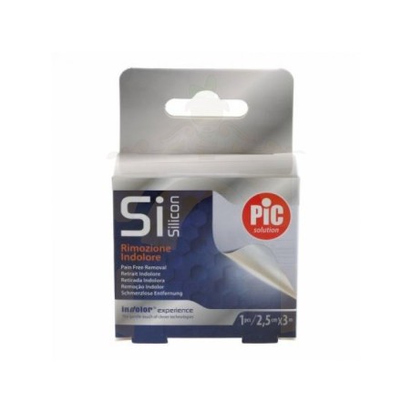 Pic si silicon esparadrapo adhesivo silicona tnt 3m X 2,5cm  1 unidad