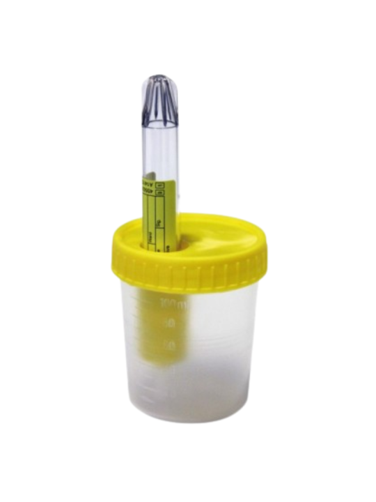 Alvita envase estéril de recogida orina con tubo de vacío