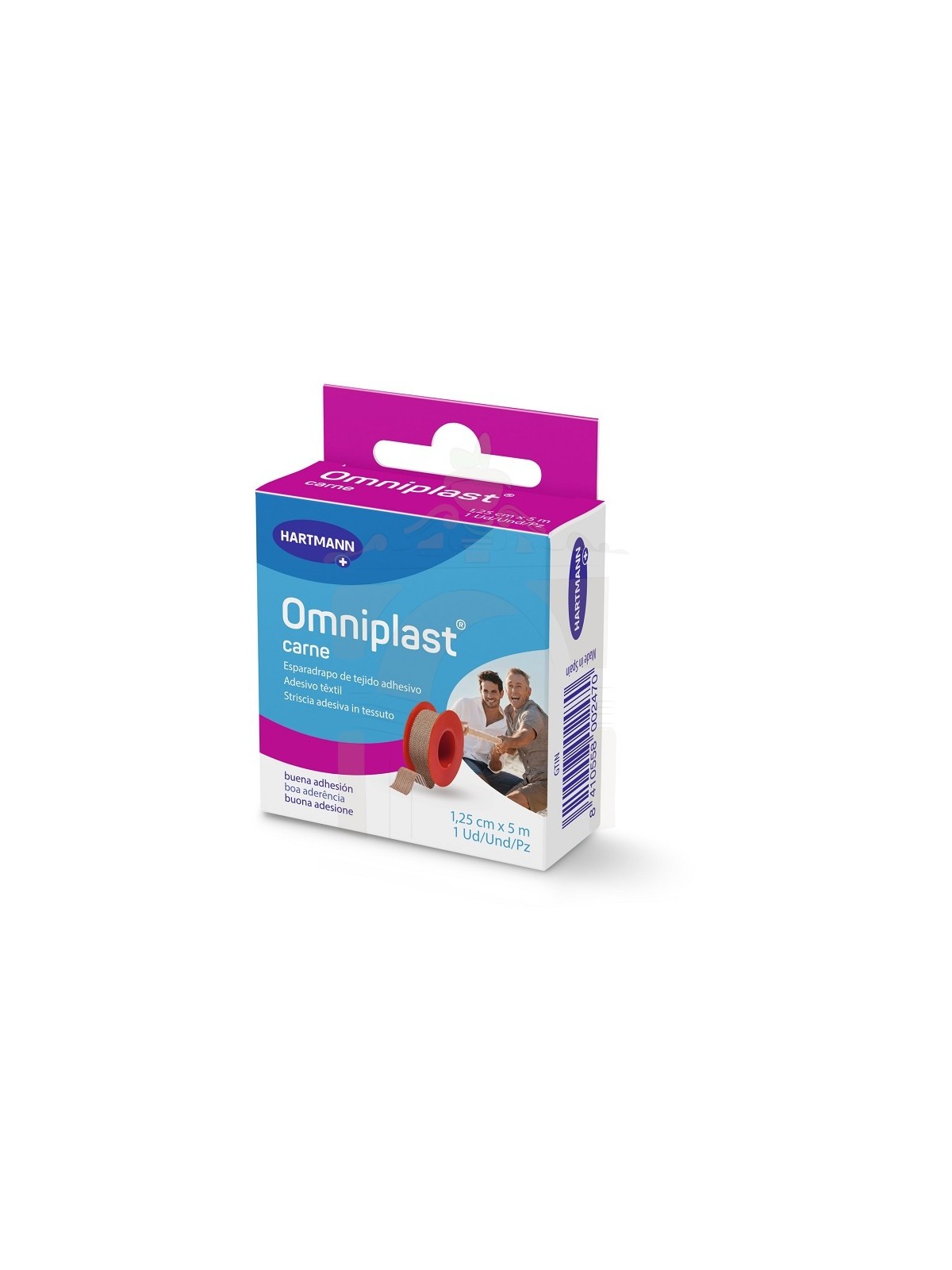 Hartmann Omniplast Esparadrapo Hipoalergénico Color Carne 5 m X 1,25 cm