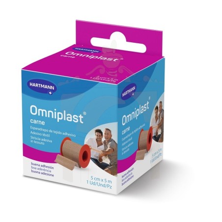 Hartmann Omniplast Esparadrapo Hipoalergénico Color Carne 5 m X 5 cm