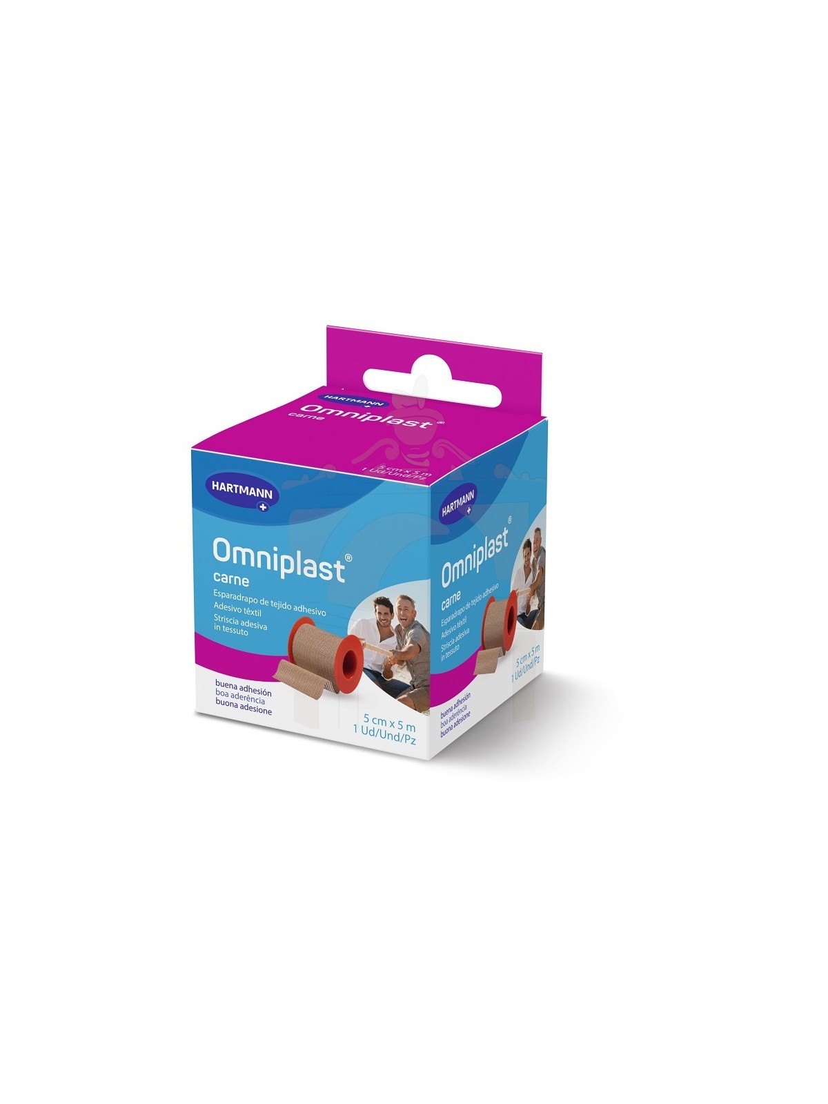 Hartmann Omniplast Esparadrapo Hipoalergénico Color Carne 5 m X 5 cm