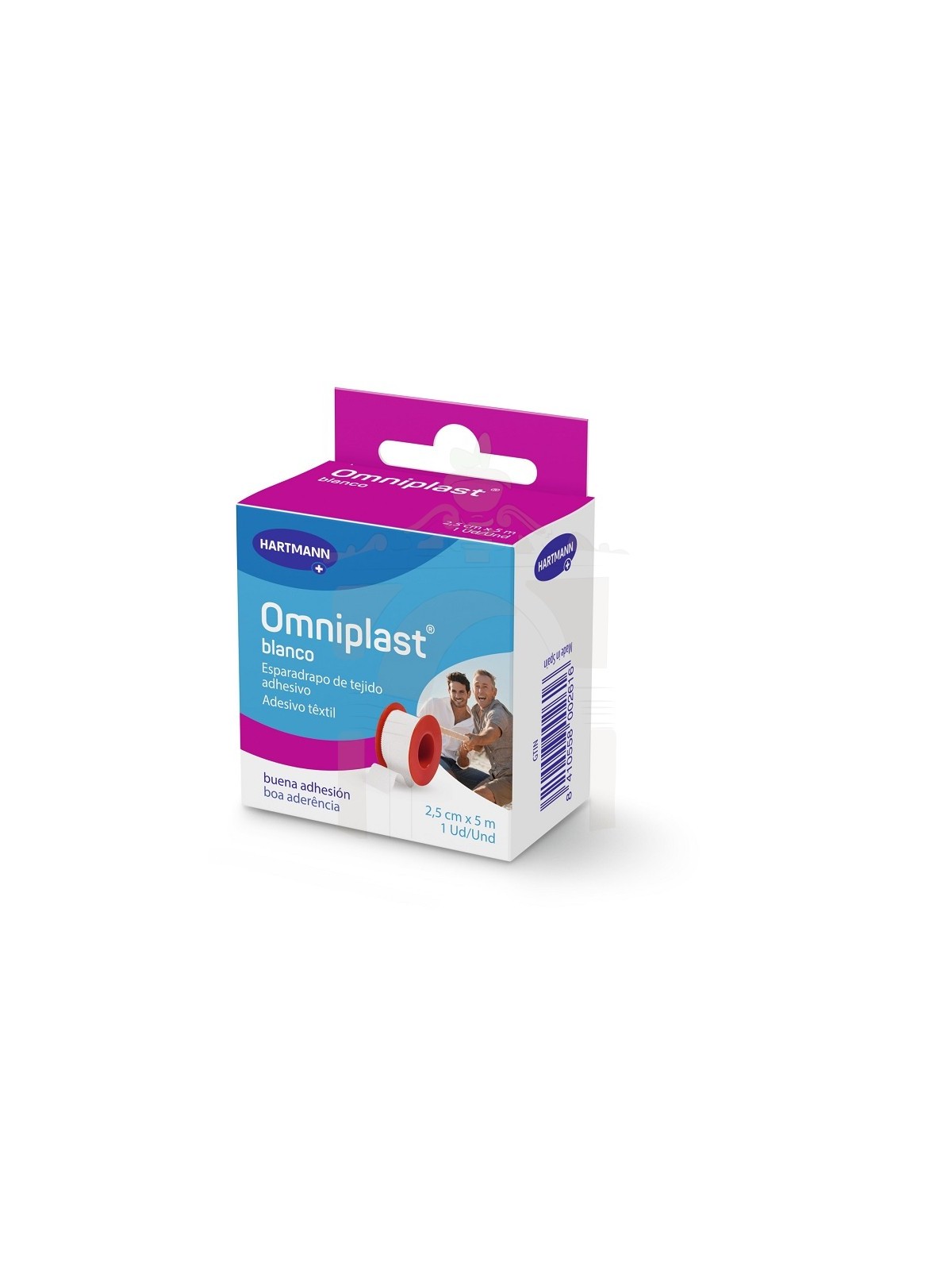 Hartmann Omniplast Esparadrapo Hipoalergénico Color Blanco 5 m X 2,5 cm