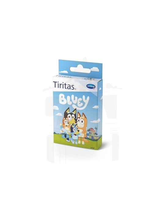 Hartmann Tiritas Bluey Apósito Adhesivo 3 tamaños 12 unidades