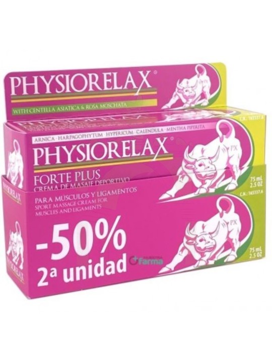 Physiorelax Forte Plus 75 ml 2ª unidad 50%