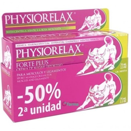 Physiorelax Forte Plus 75 ml 2ª unidad 50%