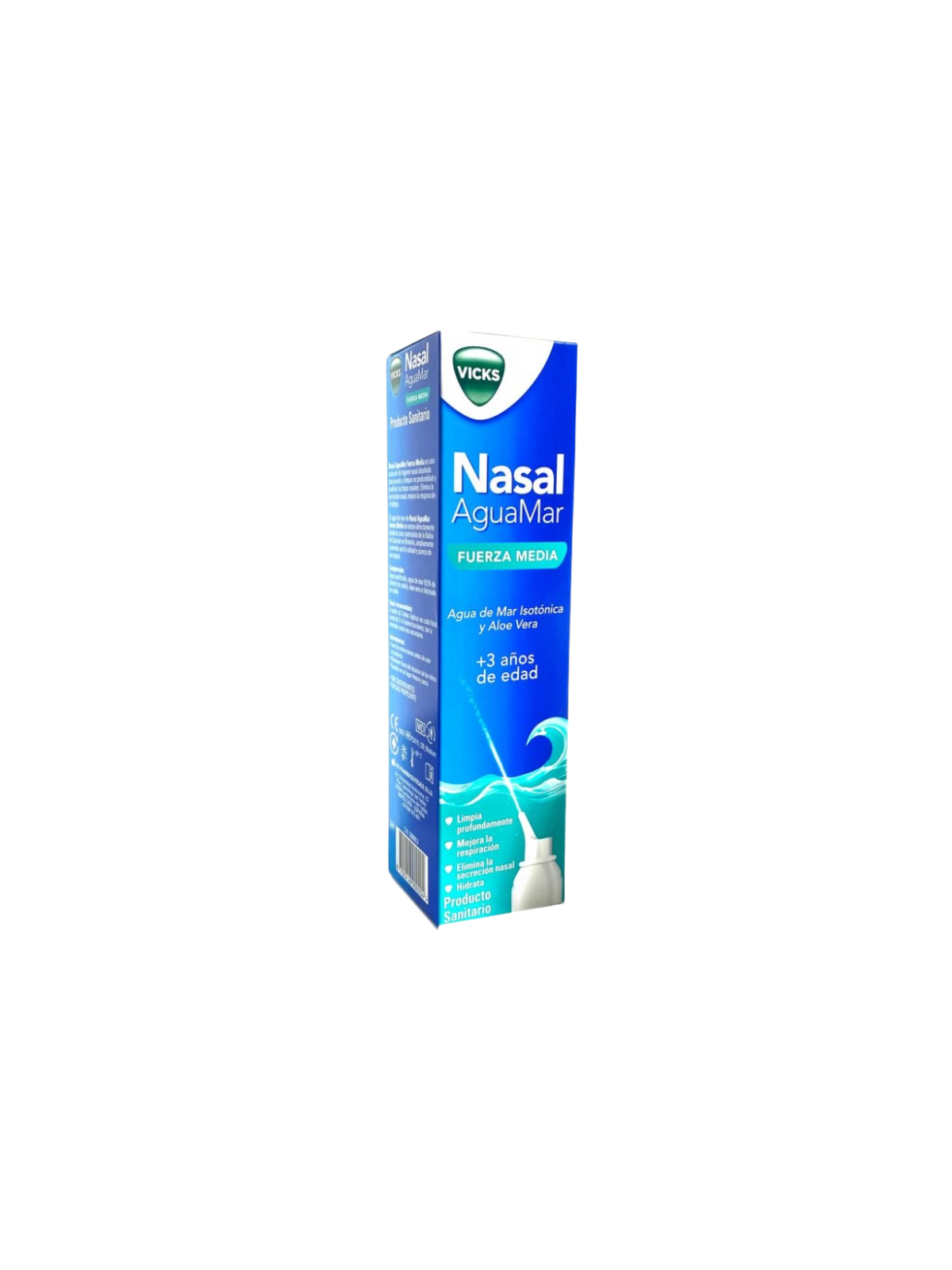 Vicks aguamar fuerza media 120ml