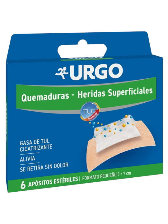 Urgo quemadura hidrocoloide 6uds