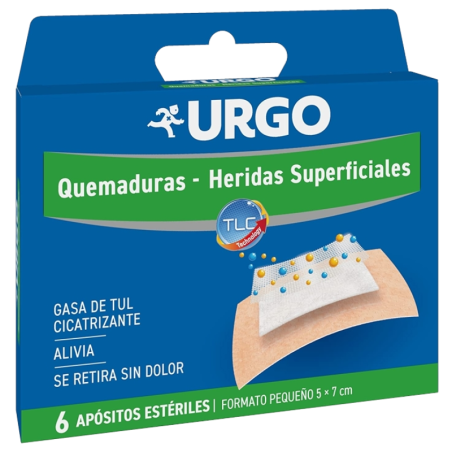 Urgo quemadura hidrocoloide 6uds
