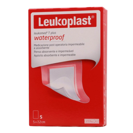 Leukomed T Plus Apósito Estéril Adhesivo 7,2 x 5 cm 5 Unidades