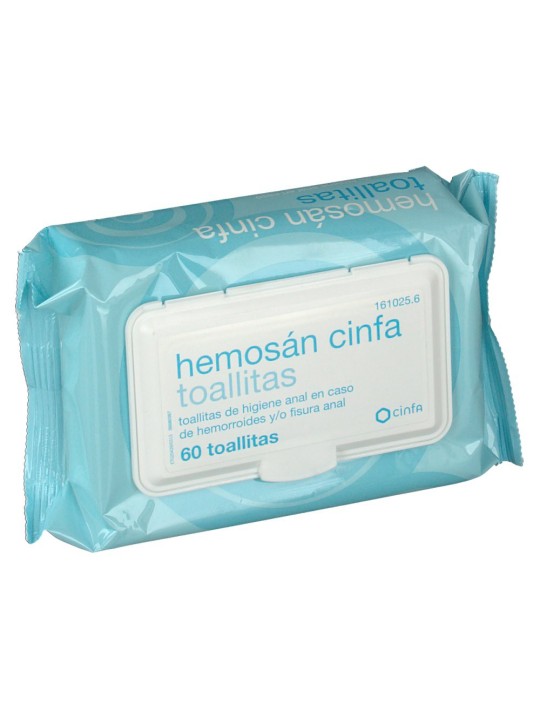 Hemosan cinfa toallitas 60 toallitas