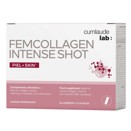 Cumlaude lab femcollagen intense shot 7 viales 25ml sabor arándano