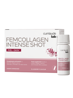 Cumlaude lab femcollagen intense shot 7 viales 25ml sabor arándano