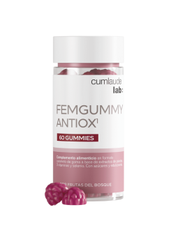 Cumlaude lab femgummy antiox 60 gummies sabor frutas del bosque