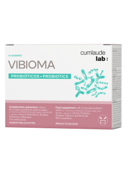Cumlaude lab vibioma 14 sobres 3g sabor melocotón