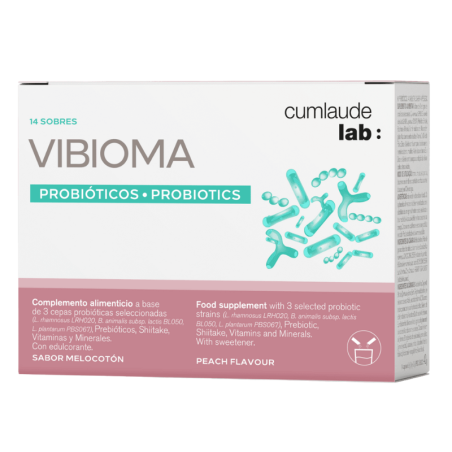 Cumlaude lab vibioma 14 sobres 3g sabor melocotón
