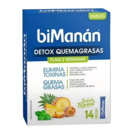 Bimanan detox sticks sabor tropical
