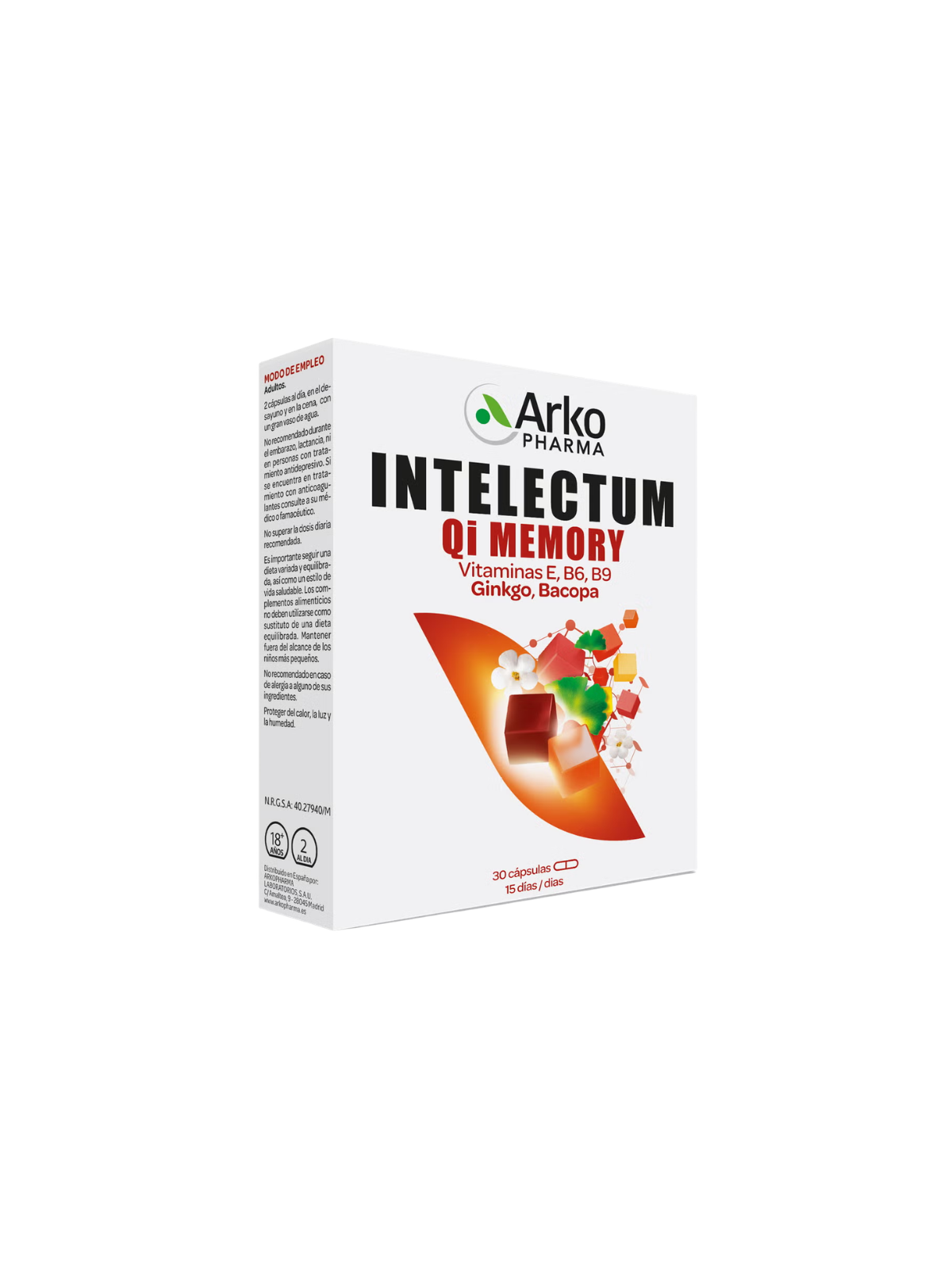 Arkopharma intelectum Qimemory 30 caps