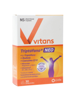Ns Vitans Triptófano + Neo 30 comprimidos