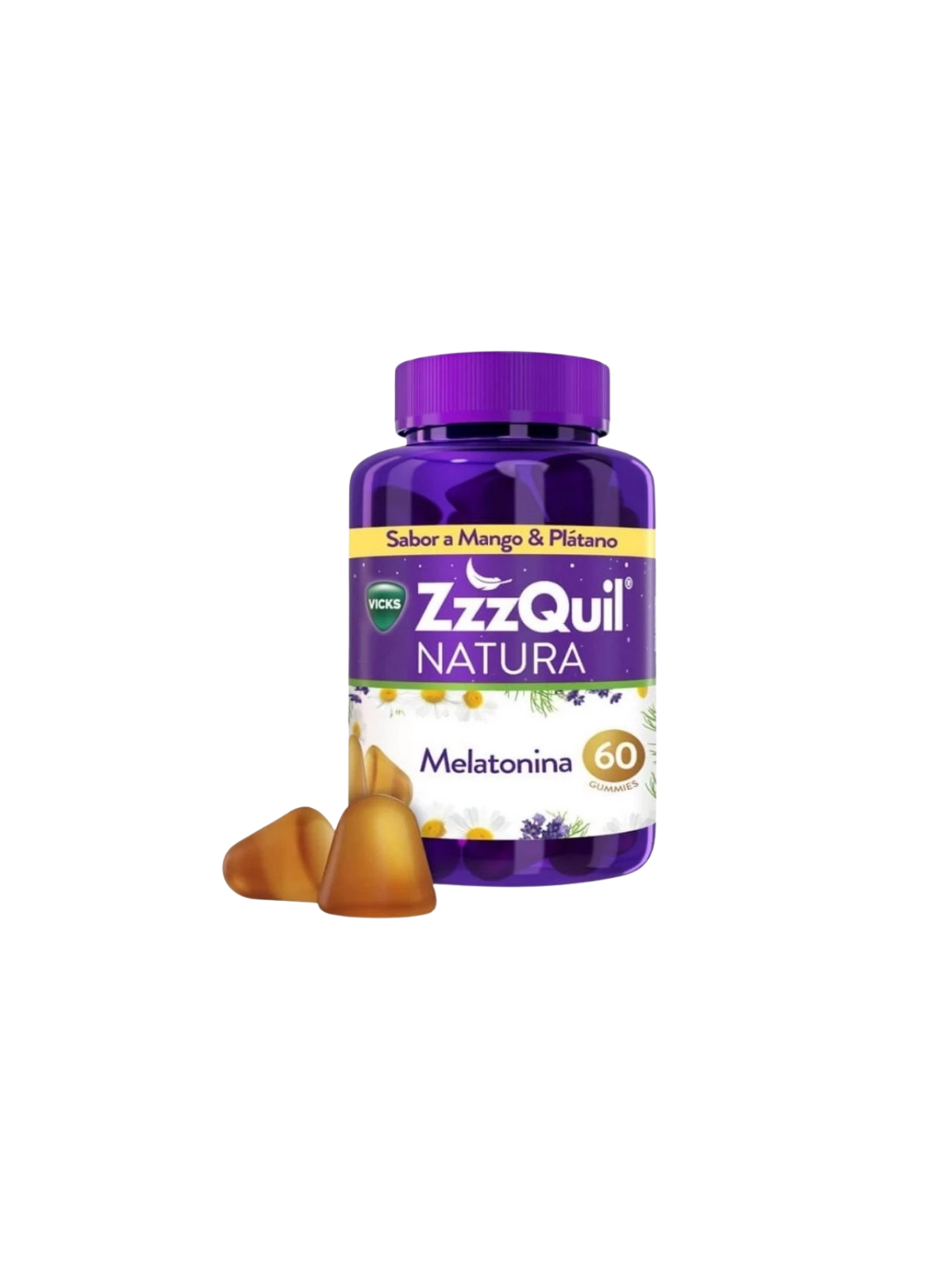 Zzzquil natura 60 gominolas mango-plátano