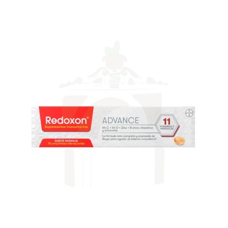 Redoxon Advance sabor naranja 15 comprimidos efervescentes