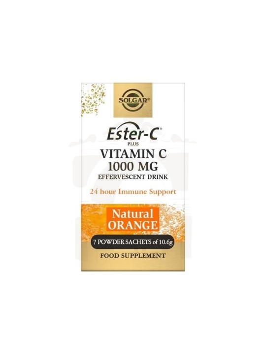 Solgar Ester-C Plus 1000 mg 7 Sobres Efervescentes