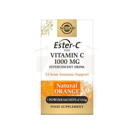 Solgar Ester-C Plus 1000 mg 7 Sobres Efervescentes