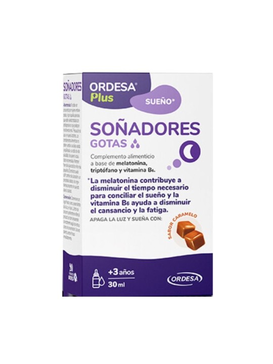 Soñadores gotas 1 envase 30ml sabor caramelo