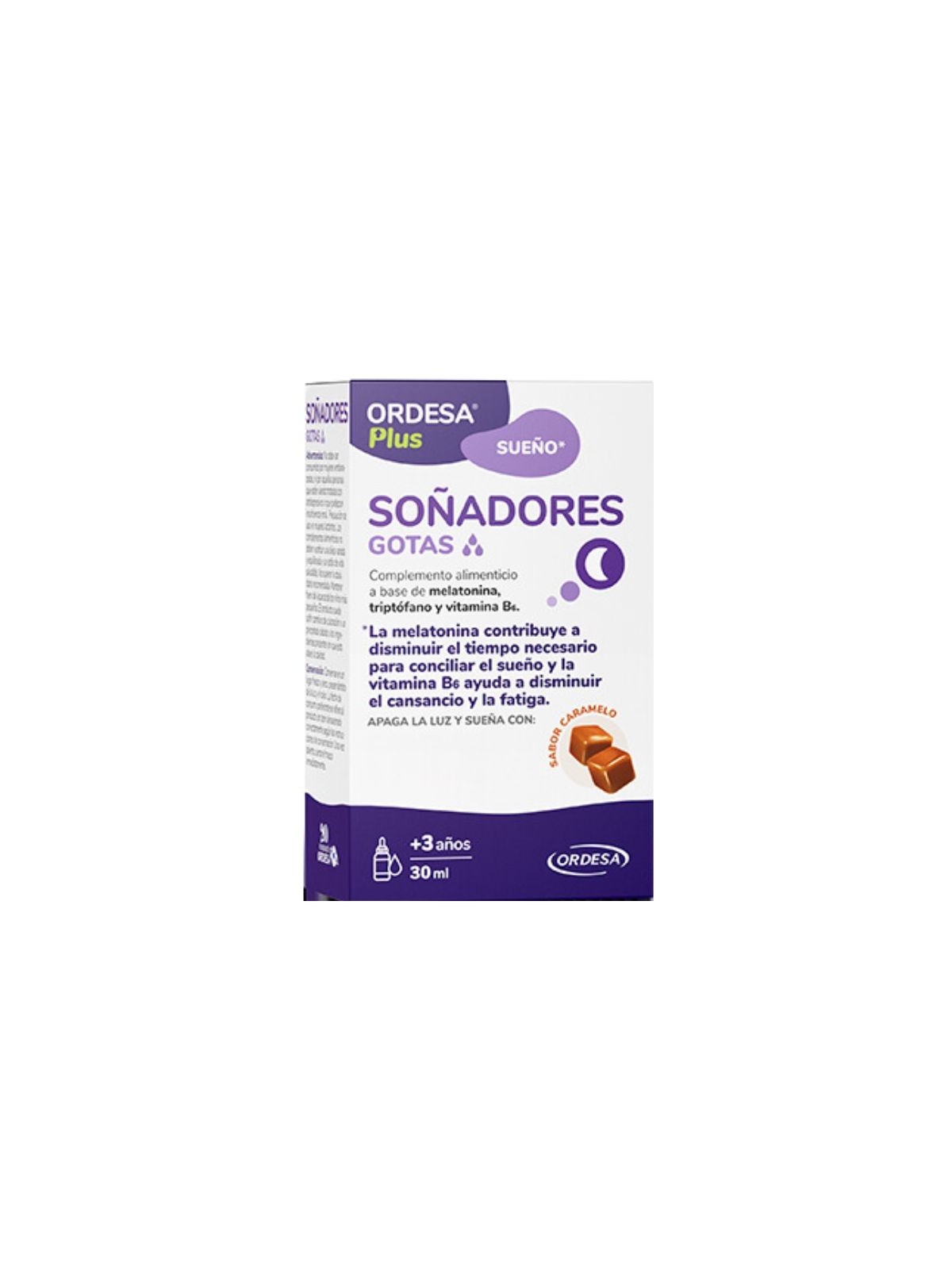 Soñadores gotas 1 envase 30ml sabor caramelo