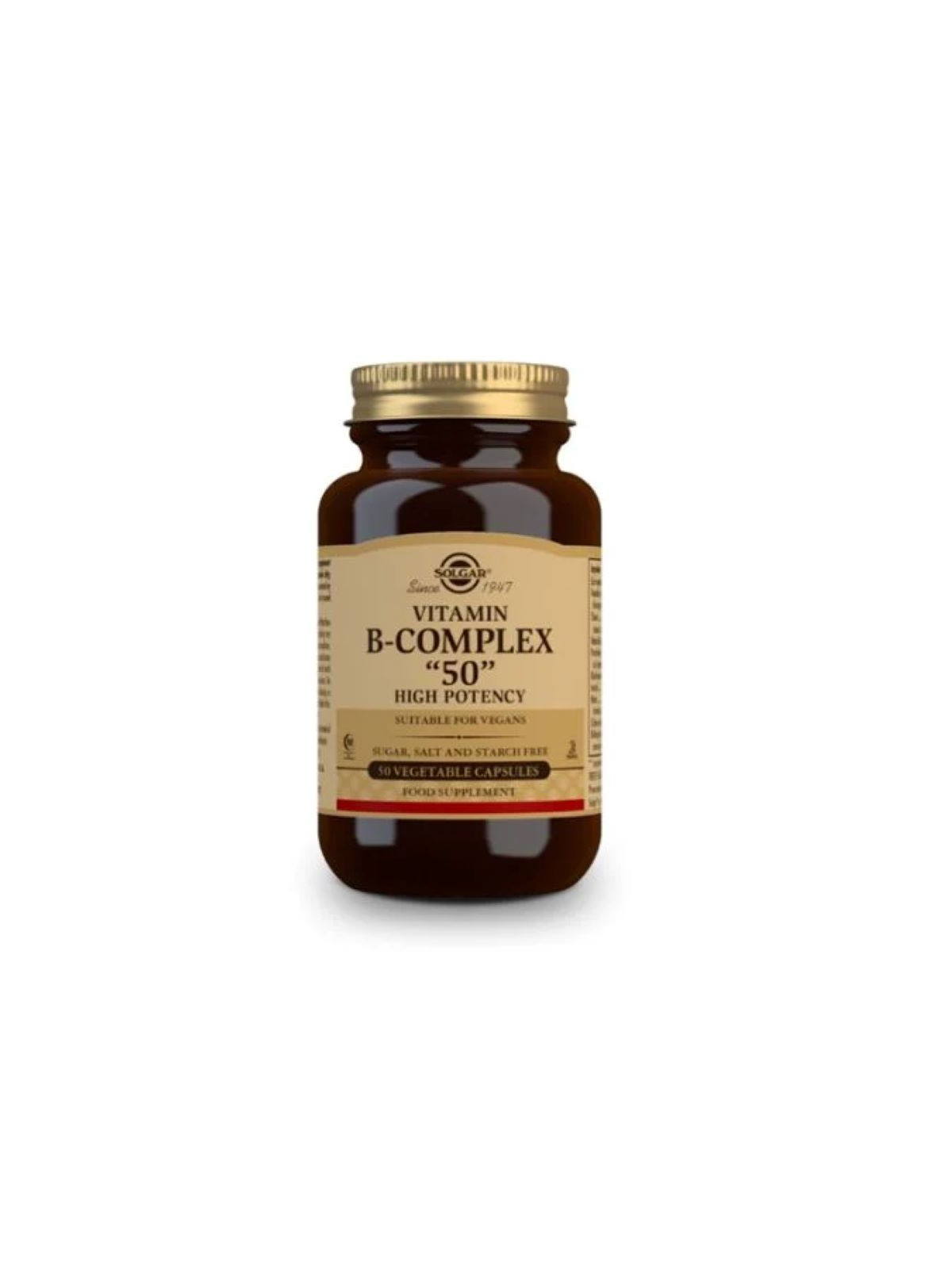 Vitamin B complex 50 solgar 50 CAPS