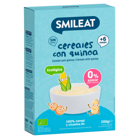 Smileat cereales sin gluten con quinoa