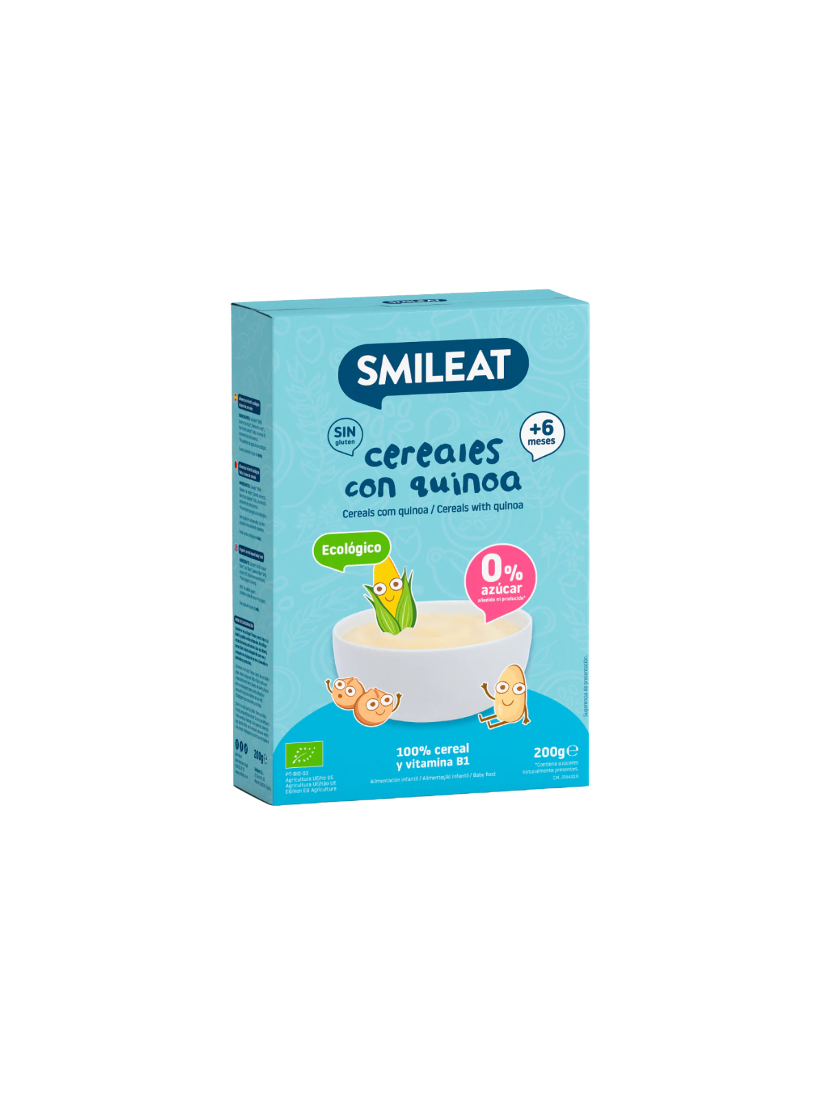 Smileat cereales sin gluten con quinoa