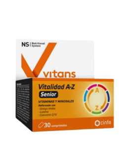 NS vitans vitalidad A-Z senior 30 comprimidos