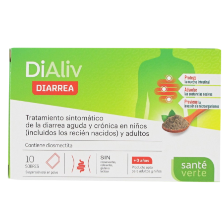 NS Sante Verte dialiv diarrea 10 sobres