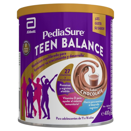 Pediasure teen balance sabor chocolate 400 G