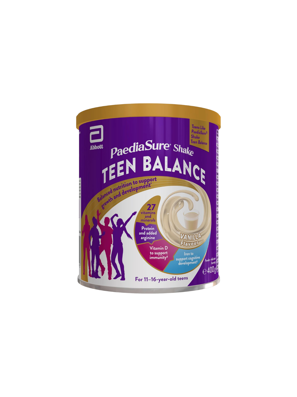 Pediasure teen balance sabor vainilla 400g