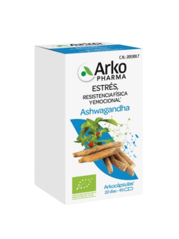 Arkocapsulas ashwagandha bio 45 capsulas