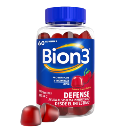 Bion 3 Defenses 60 gummies frutos rojos