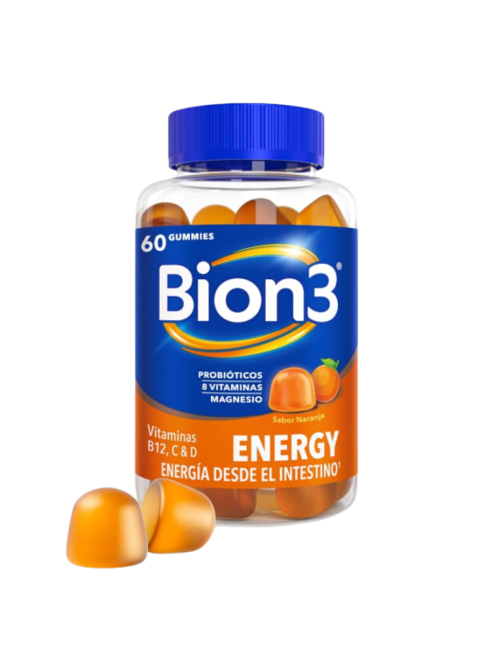 Bion 3 Energy 60 Gummies naranja