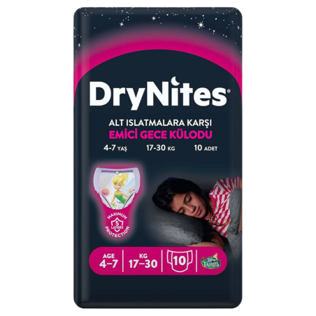 Huggies Drynites Niña 4-7 años 17-30kg