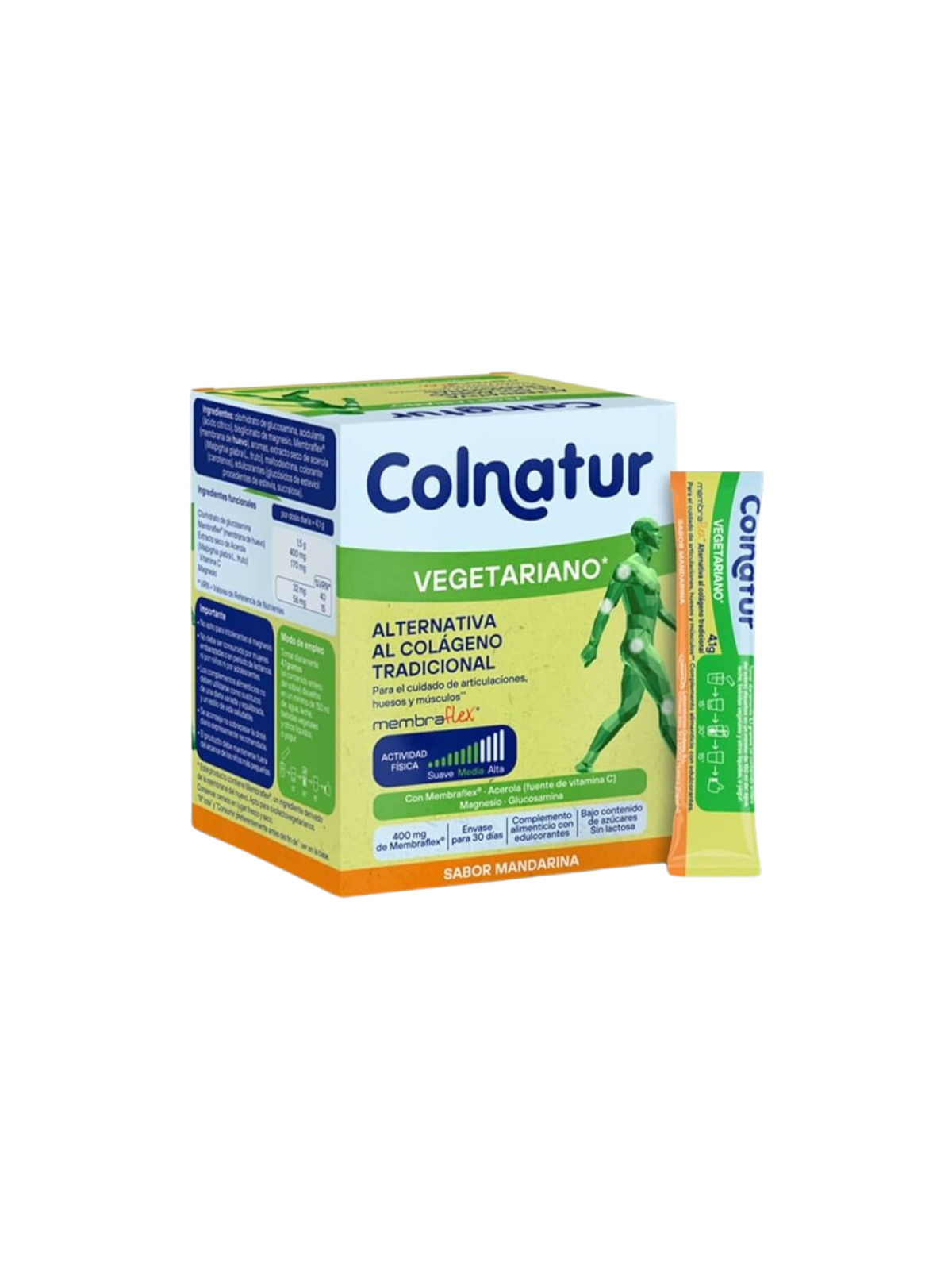 Colnatur vegetariano 30 sobres 4,1 g sabor mandarina