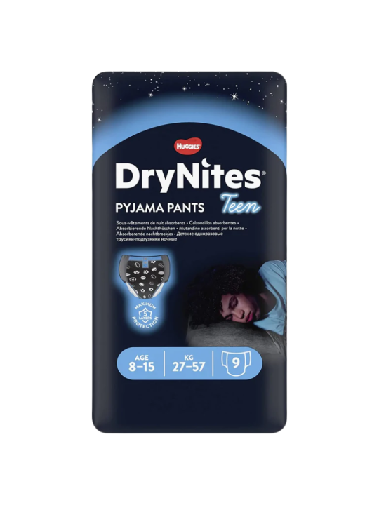 Huggies Drynites Niño 8-15 años 27-57 kg 9 UDS