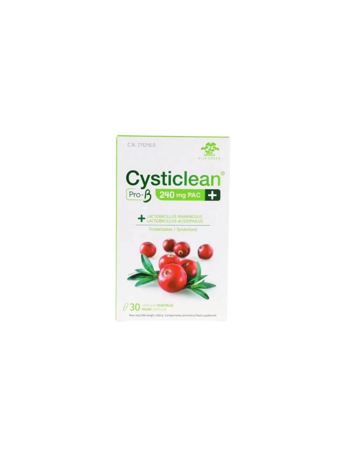Cysticlean PRO-B 240mg 30 Cápsulas