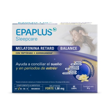 Epaplus Sleepcare Melatonina Retard Balance 60 comprimidos