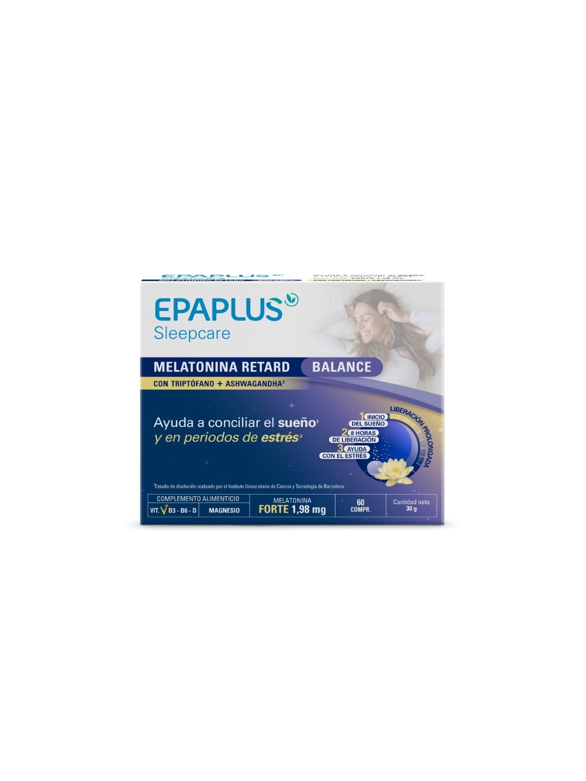 Epaplus Sleepcare Melatonina Retard Balance 60 comprimidos