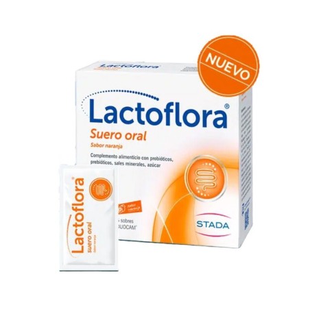 Lactoflora suero oral 6 sobres duocam 6,58g - sabor naranja